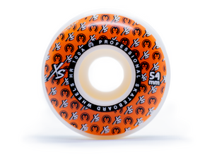 RUEDAS LOGO XS NARANJA 54mm 100A