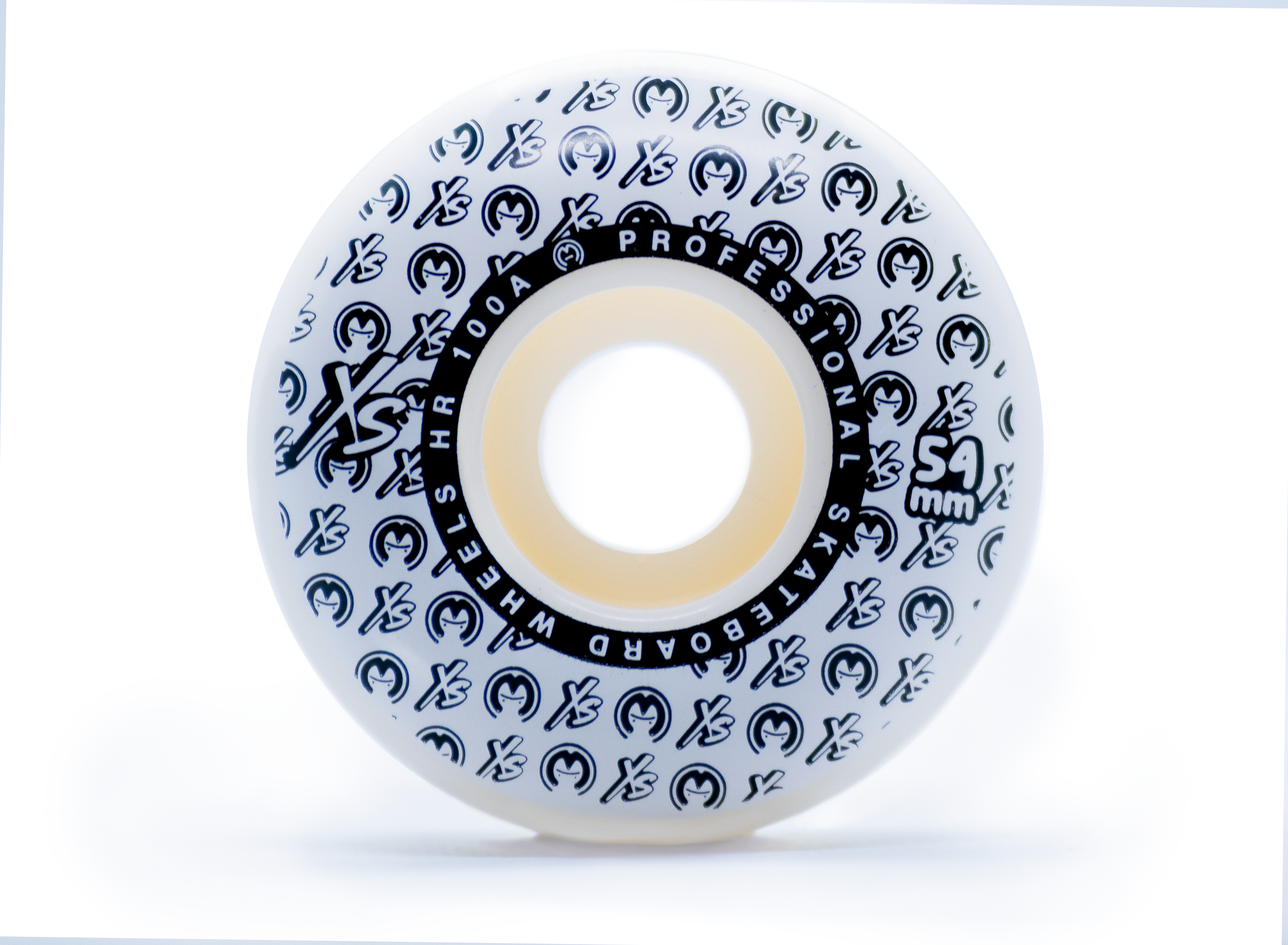 RUEDAS LOGO XS BLANCA 54mm 100A