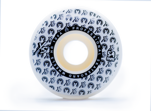 RUEDAS LOGO XS BLANCA 54mm 100A