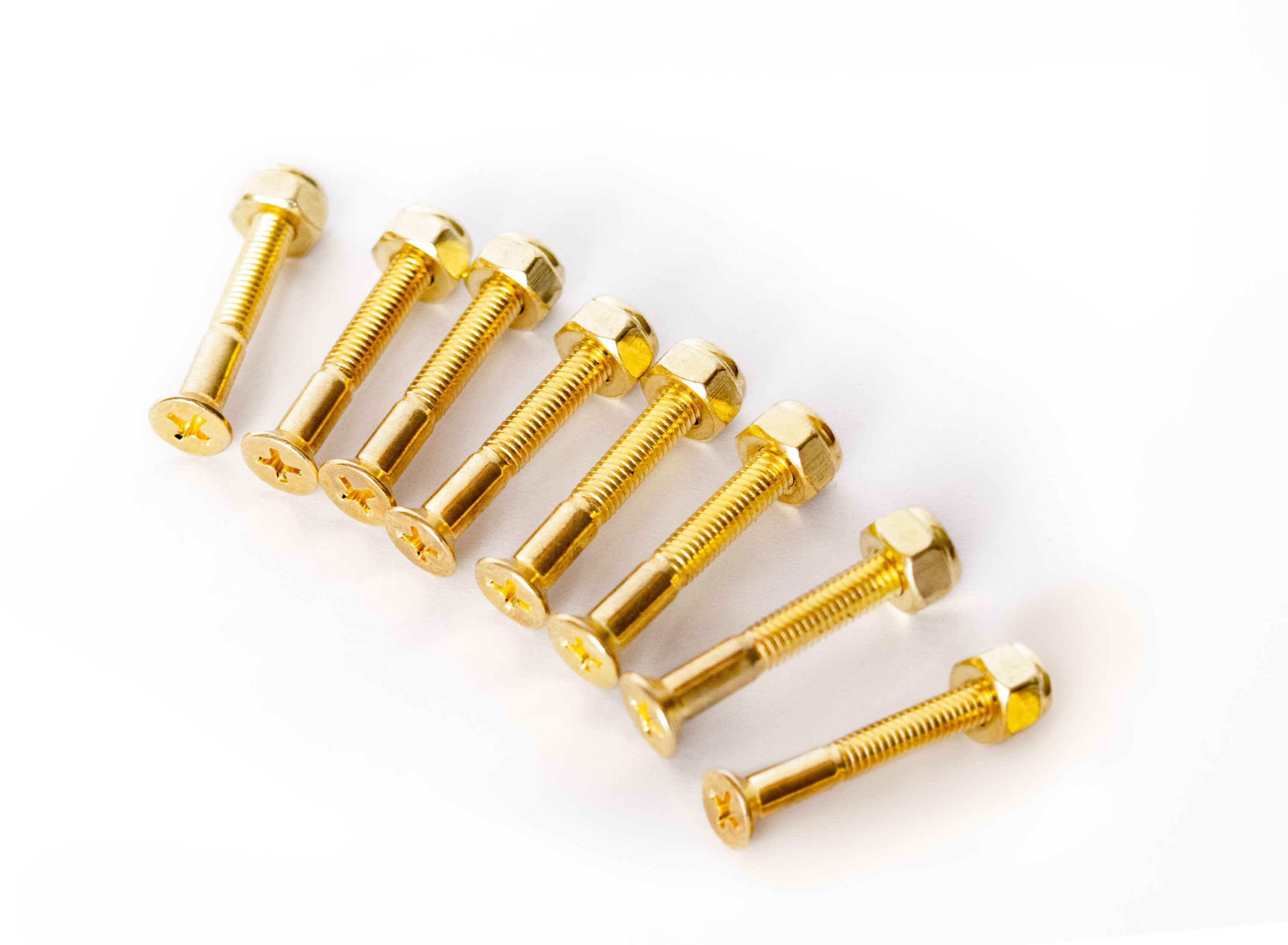 Tornillos dorados para gafas al aire / Tornillo + Tuerca + Arandela / 12mm  - Tornillos para monturas al aire - Productos - DAY&NIGHT